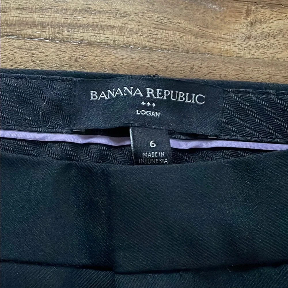 🩷Sale🩷 Banana Republic Black Trousers Straight Leg - NWOT - Sz 6 - Picture 5 of 6